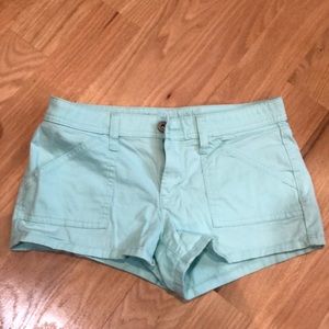 Teal shorts